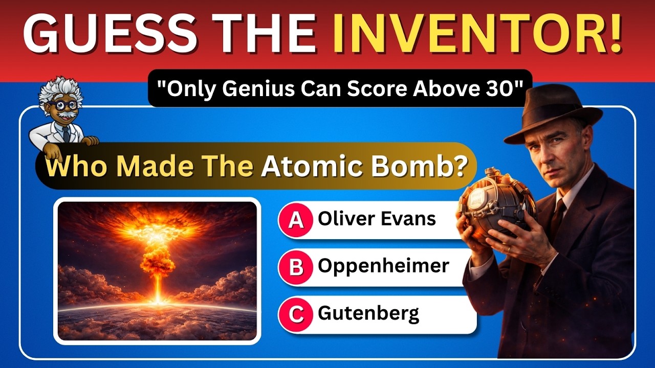 60 Inventions Quiz Challenge  | Brainbouncejr | Quiz game |