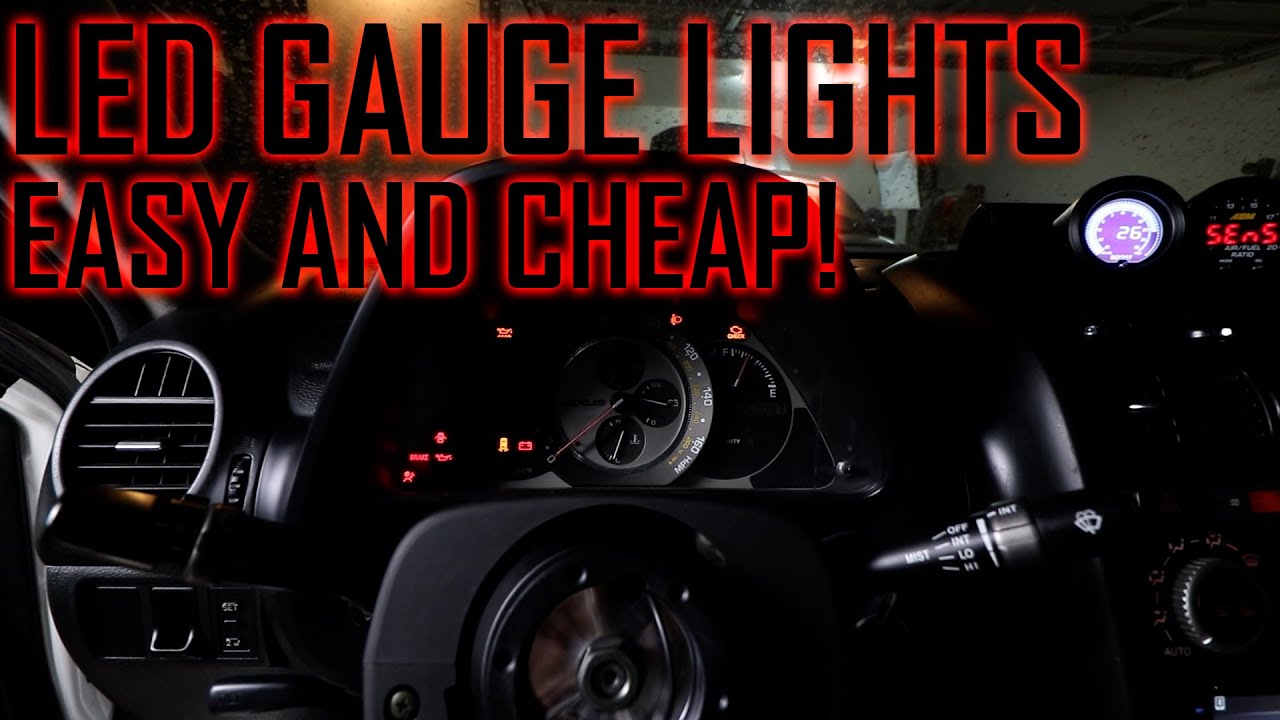 IS300 | Replacing Gauge Cluster Lights