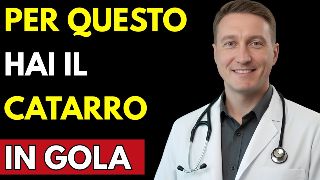 La VERA Causa del CATARRO PERSISTENTE (MUCO in GOLA che Non Va Via)