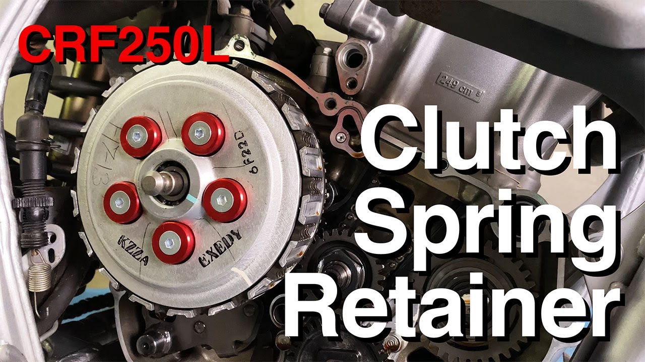 Installing Clutch Spring Retainers to my CRF250L MD38, Can I pop the front wheel up?