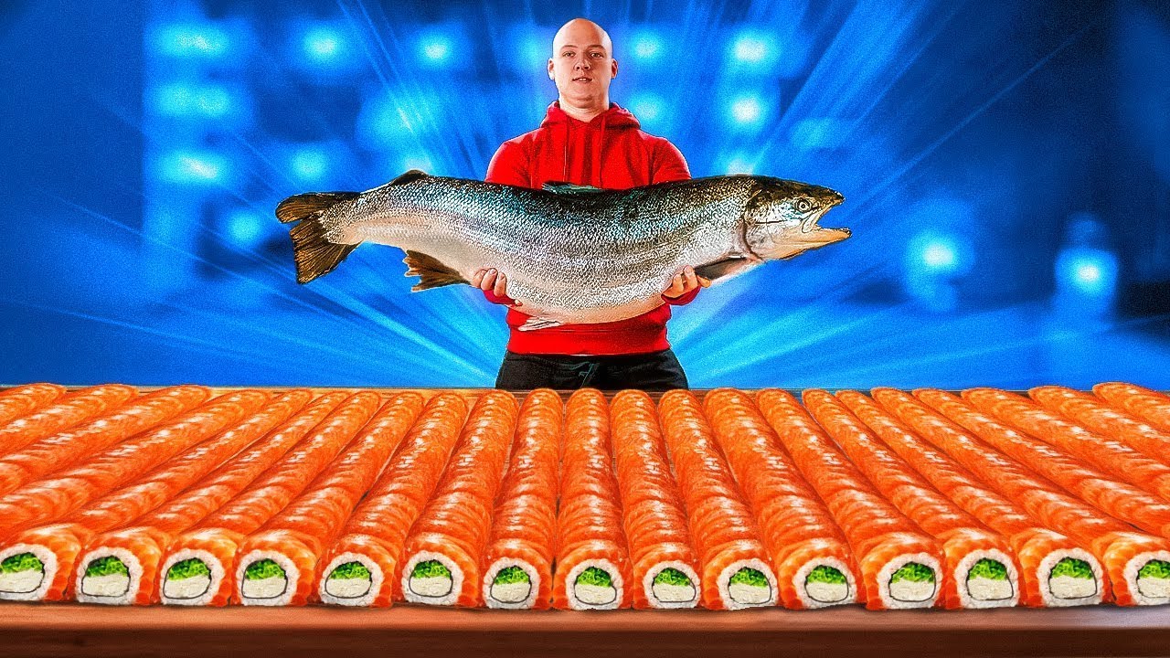 Combien de rouleaux de sushi peut-on obtenir à partir d'un saumon par VANZAI