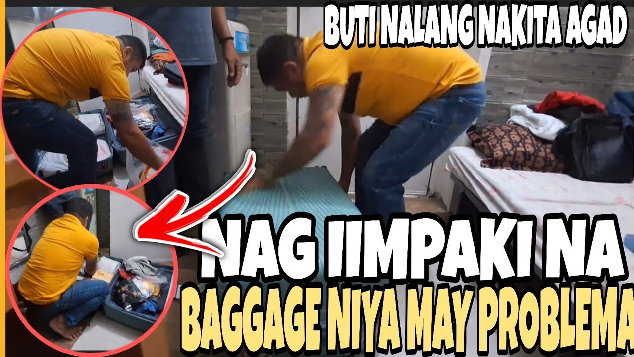 DOC LOVE  NAG  IIMPAKI NA READY  NG UMUWE  BAGGAGE MAY PROBLEMA MAY NAKITA SA BAG 