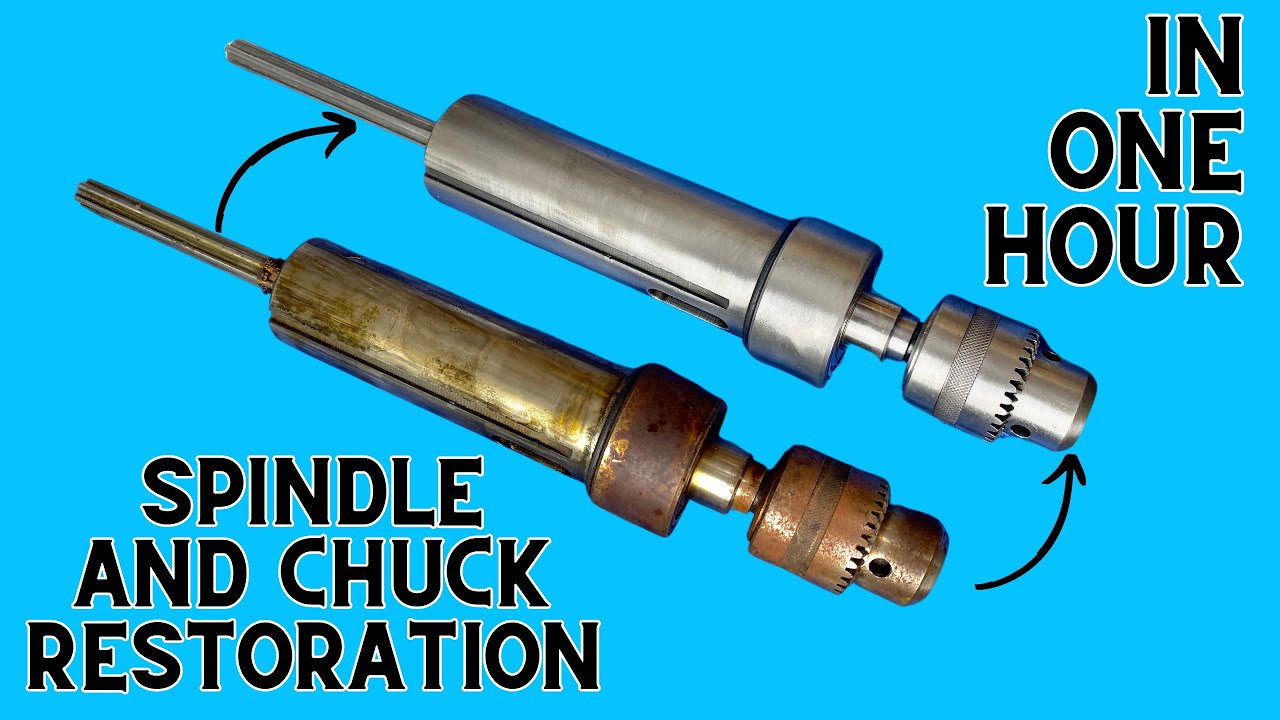 Restoring a Delta Drill Press Spindle & Chuck | Drill Press Restoration EP 2