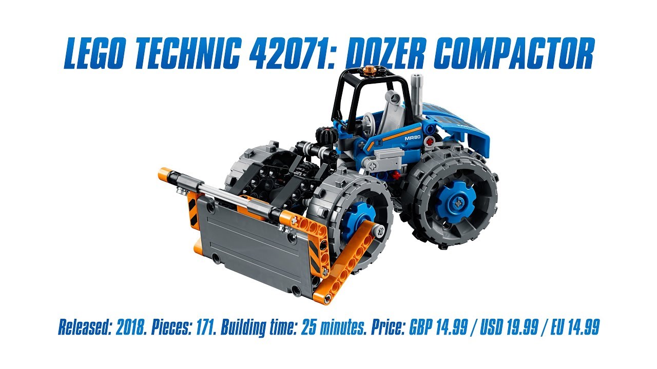 LEGO Technic 42071: Dozer Compactor In-depth Review & Speed Build [4K]
