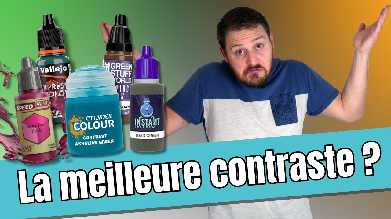 Contrast, Speedpaint, Xpress, Instant, Dipping Inks : le grand test ! - apprendre la peinture