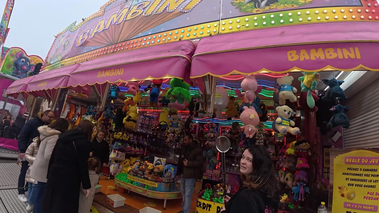 Découverte du stand Bambini pêche au canard pas comme les autres à le fête foraine de Pontivy