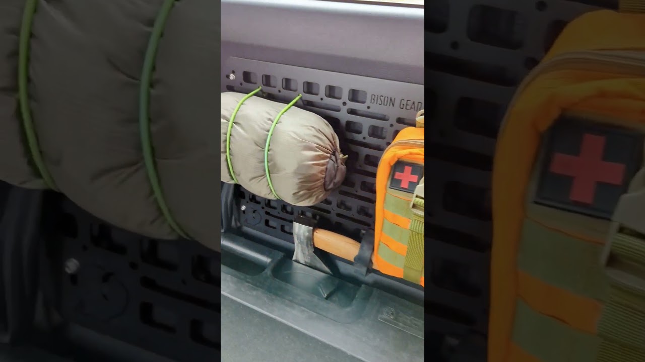 The Hatch MOLLE Panel for #toyota4runner available only at #bisongear #overlanding #offroad #4x4