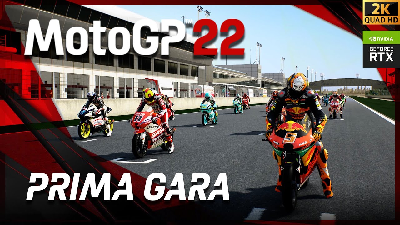 MotoGp 22 - PRIMA GARA - MOTO3 [ 2K - Ultrawide - MaxSettings ] - No Commentary 🏆🏍🚦