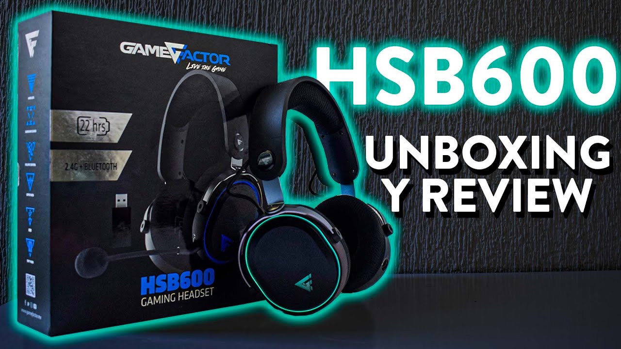 Game Factor HSB600 | ¿¿Los inalámbricos MÁS BARATOS??