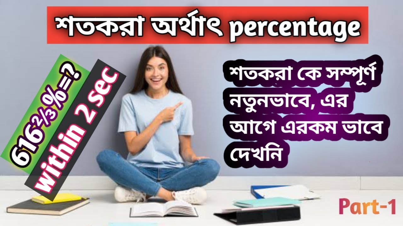Percentage for any exam in Bengali | #VSO | Mathematics | Advanced knowledge of Percentage