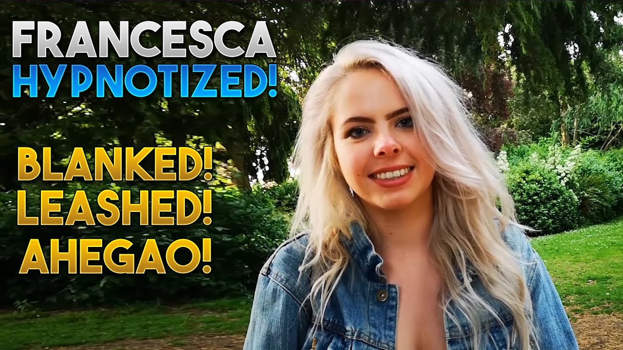 Frankie hypnotized & frozen in the Park