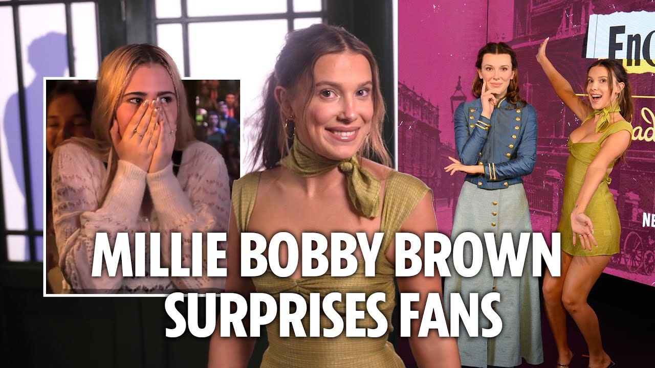 Millie Bobby Brown stuns fans as 'inspirational' Enola Holmes waxwork is unveiled at Madame Tussauds