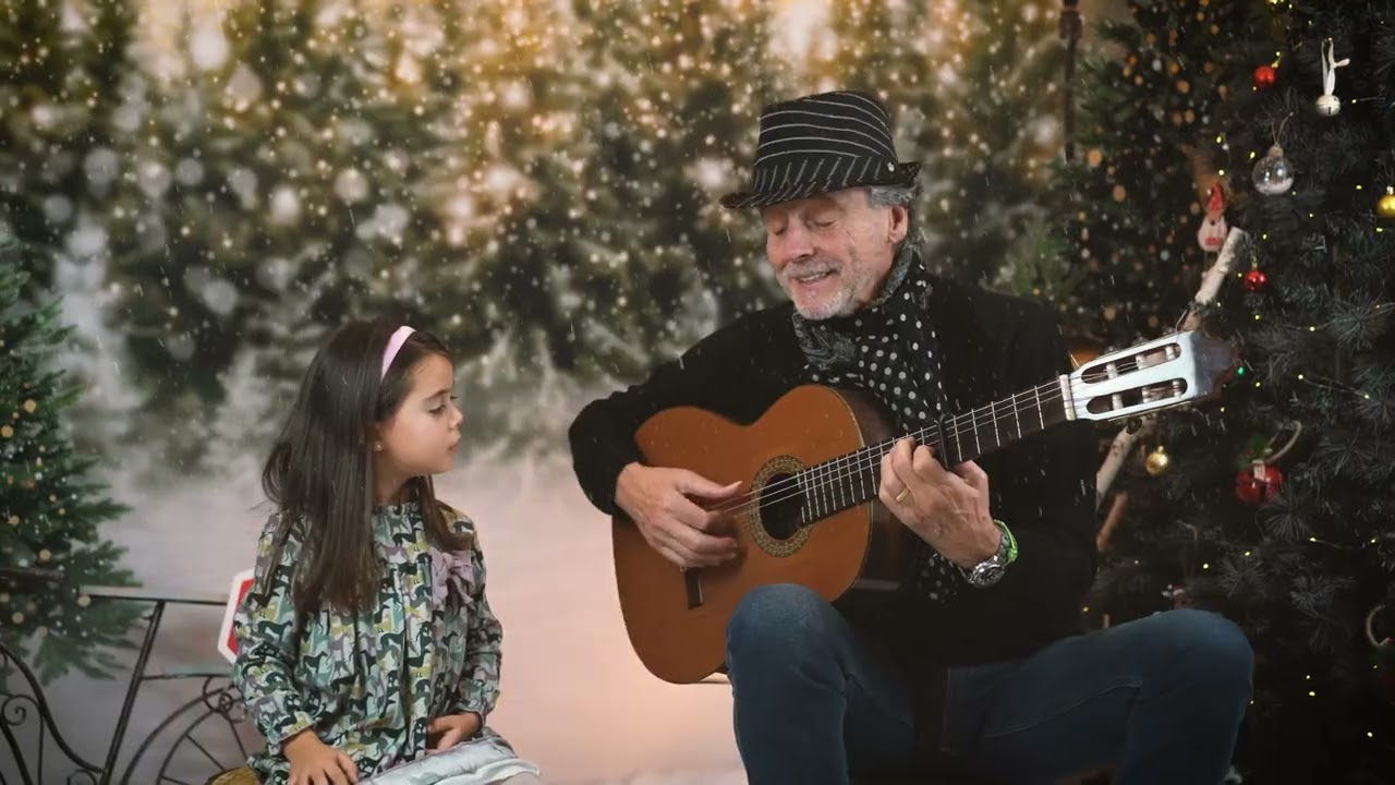 villancico. Paula y el abuelo