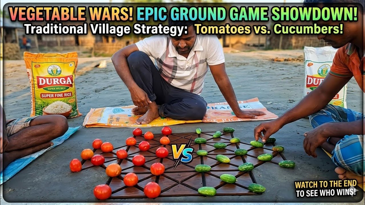 19 piece Challenging Game | Village Style Game jouer a un nouveau Style de jeu sur le sol