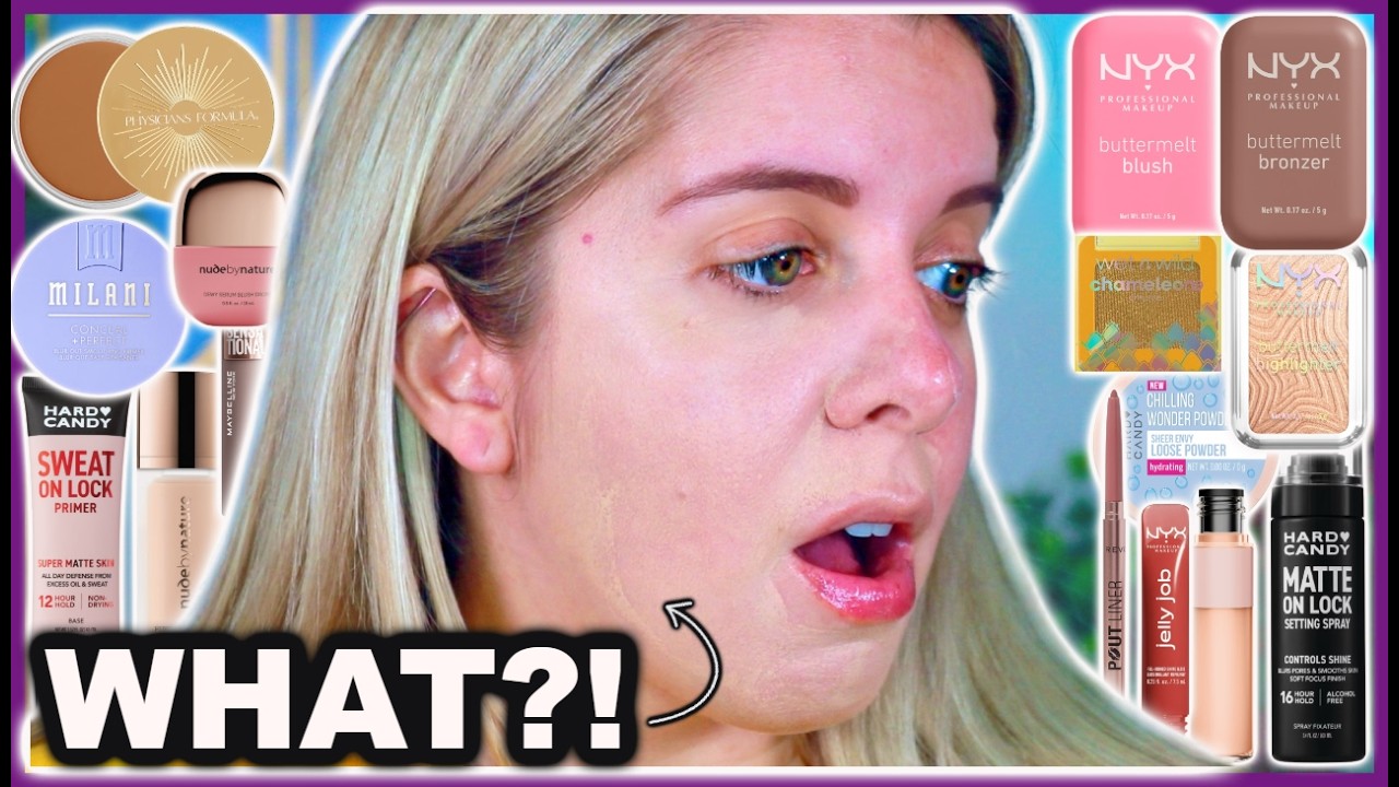 Full Face of NEW Drugstore Makeup… This Did NOT Go As Planned 😅