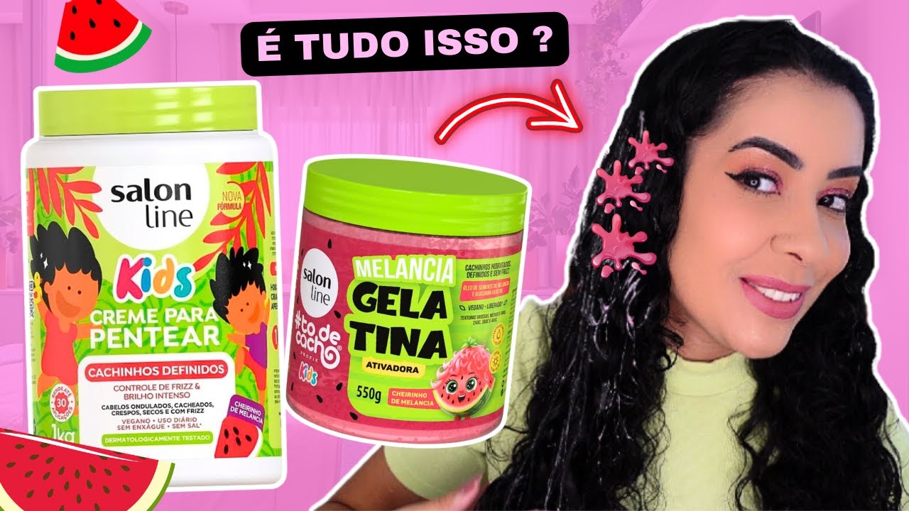 CREME DE MELANCIA DA SALON LINE PARA CRIANÇAS É TUDO ISSO ?