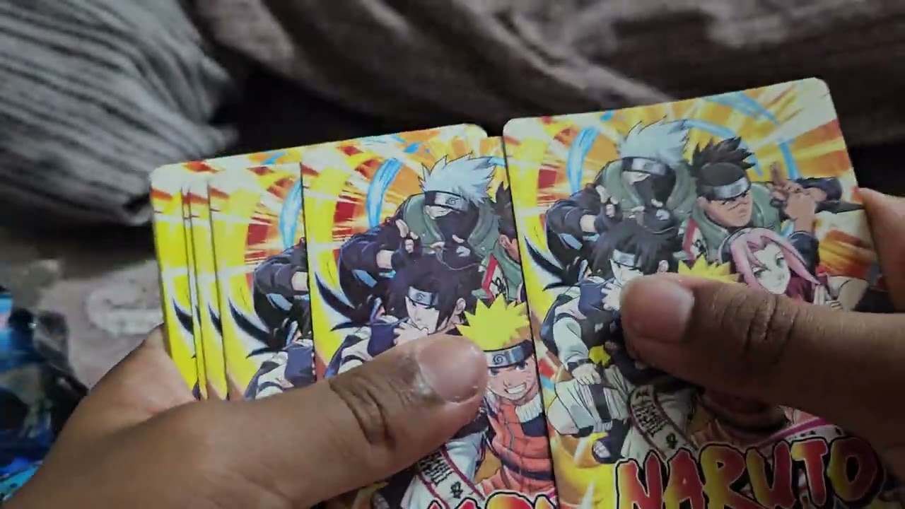 Hinata pack vs Kakashi naruto pack cards