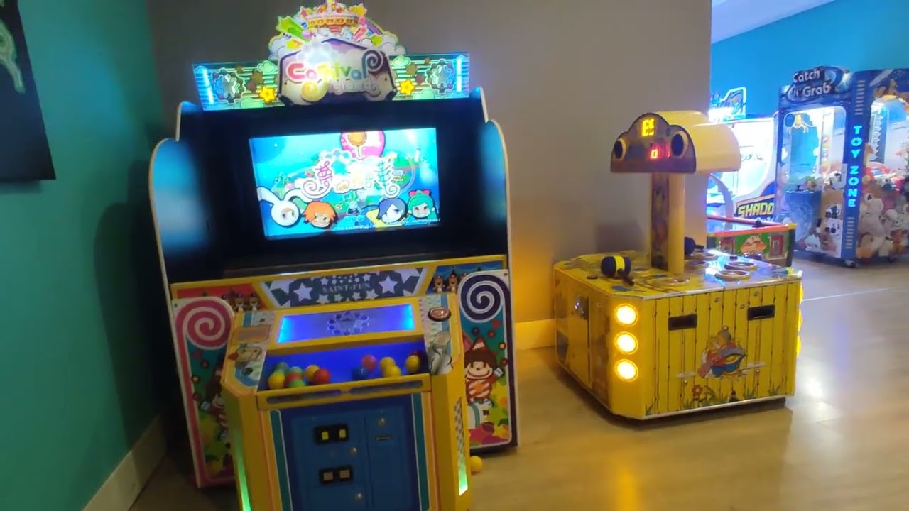 Barut Goia 5* resort basement arcade games.