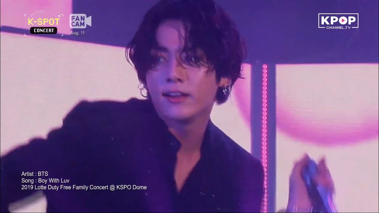 BTS - Boy With Luv (190811) @ Lotte Family Concert 방탄소년단 작은것들을 위한 시 - 2019롯데패밀리콘서트