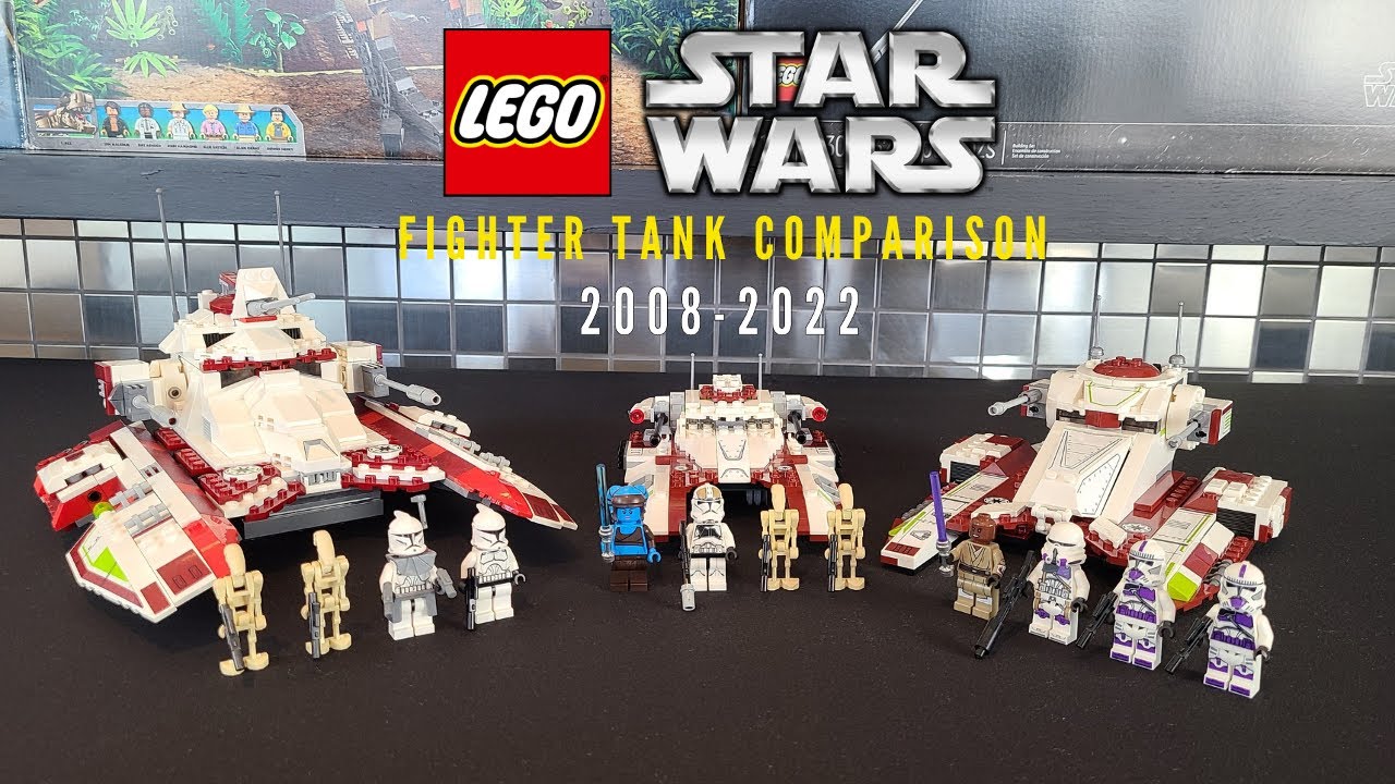 LEGO Star Wars Republic Fighter Tank 7679, 75182 & 75342 Comparison!