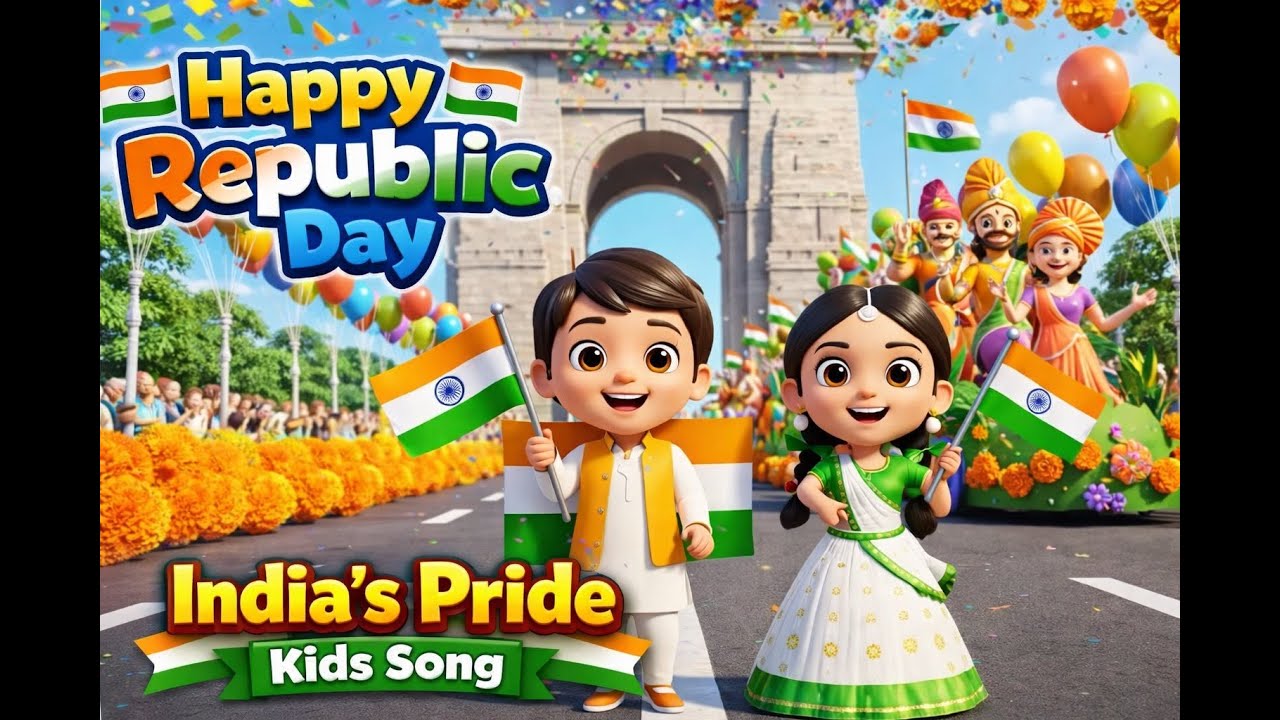 Happy Republic Day 🇮🇳 | 26 January Patriotic Song for KidsWelcome to Happy-Star-Nursery 🌟