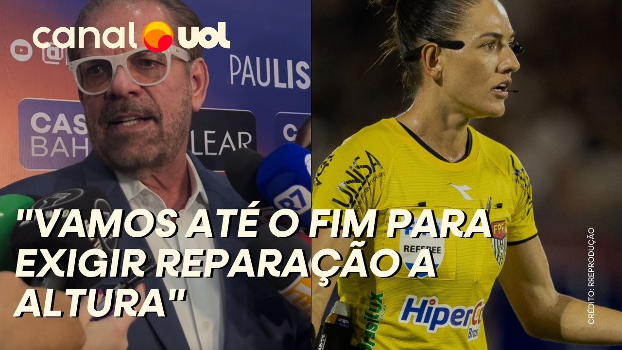 PRESIDENTE DA FPF SAI EM DEFESA DE DAIANE MUNIZ APÓS CASO DE MACHISMO: 'LAMENTÁVEL E COVARDE'