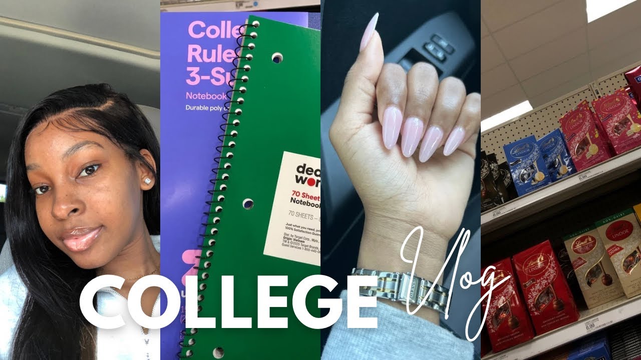 COLLEGE VLOG | IT’S CHILLY, GRWM FOR THE SPRING SEMESTER, FIRST DAY OF CLASSES + MORE