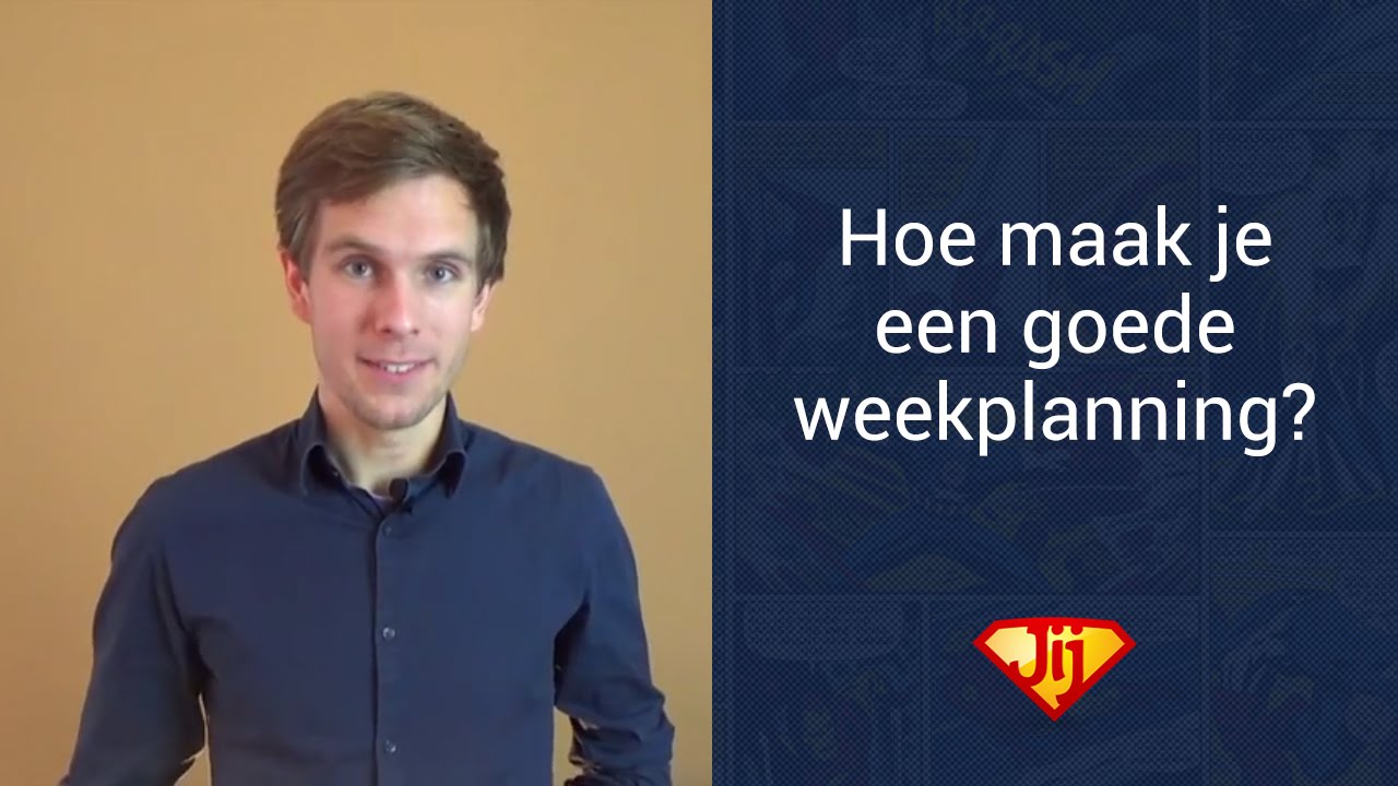Weekplanner: hoe maak je een goede weekplanning?