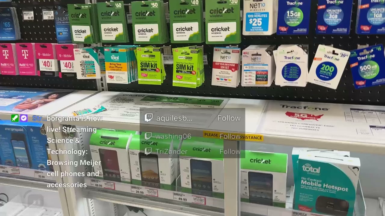 Browsing Meijer cell phones and MIFI devices