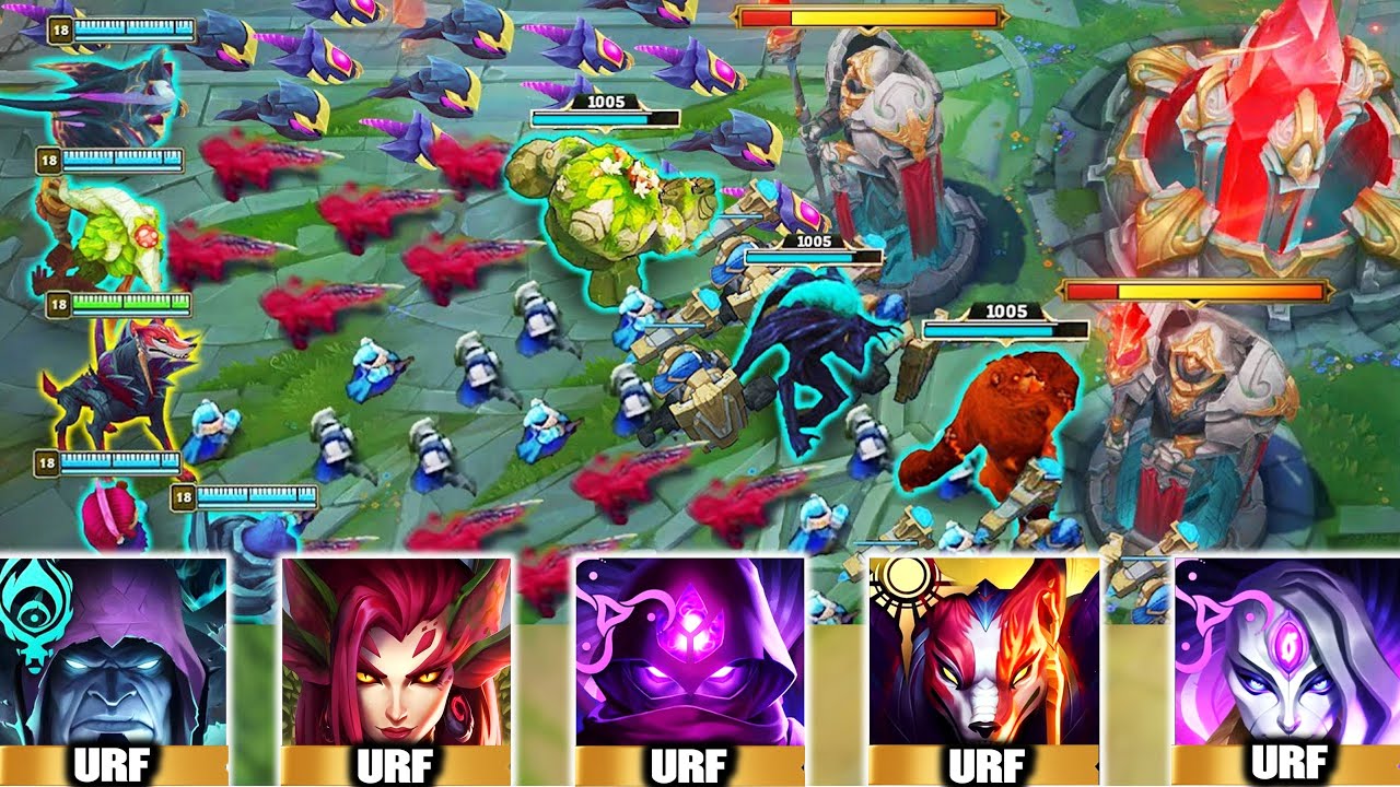 WE SUMMONED A 10,000 MAN ARMY OF MINIONS IN URF! (IT'S LITERALLY ENDLESS)