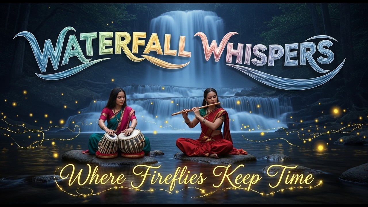 A Universal Moment of Peace — Waterfall Glow, Forest Air, and Two Artists Creating Global Serenity