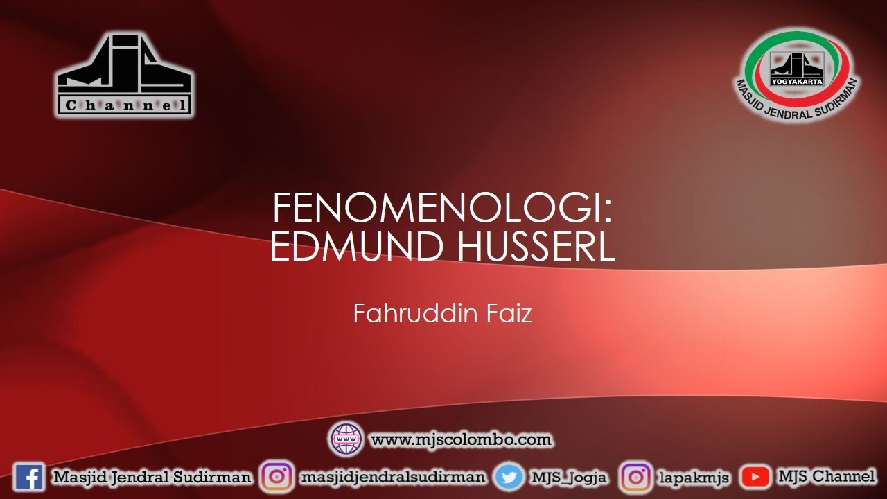 Ngaji Filsafat 35 : Edmund Husserl - Fenomenologi #1