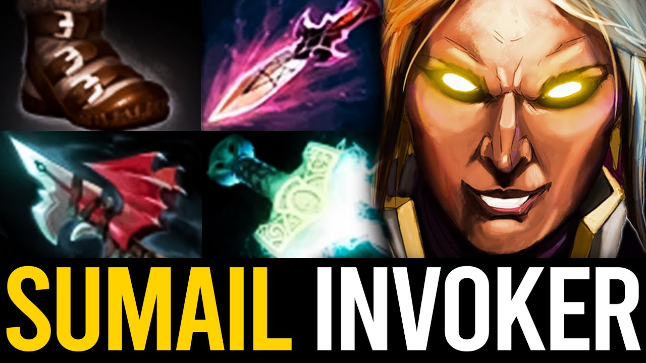 TOP 6 AMERICAS SUMAIL INVOKER CRAZY ITEMS BUILD | Dota 2 Invoker