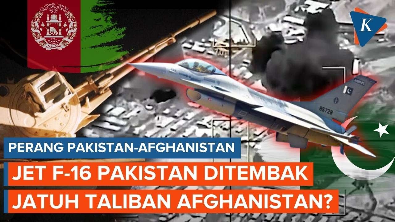 Jet Tempur F-16 Pakistan Ditembak Jatuh Taliban Afghanistan, Benarkah?