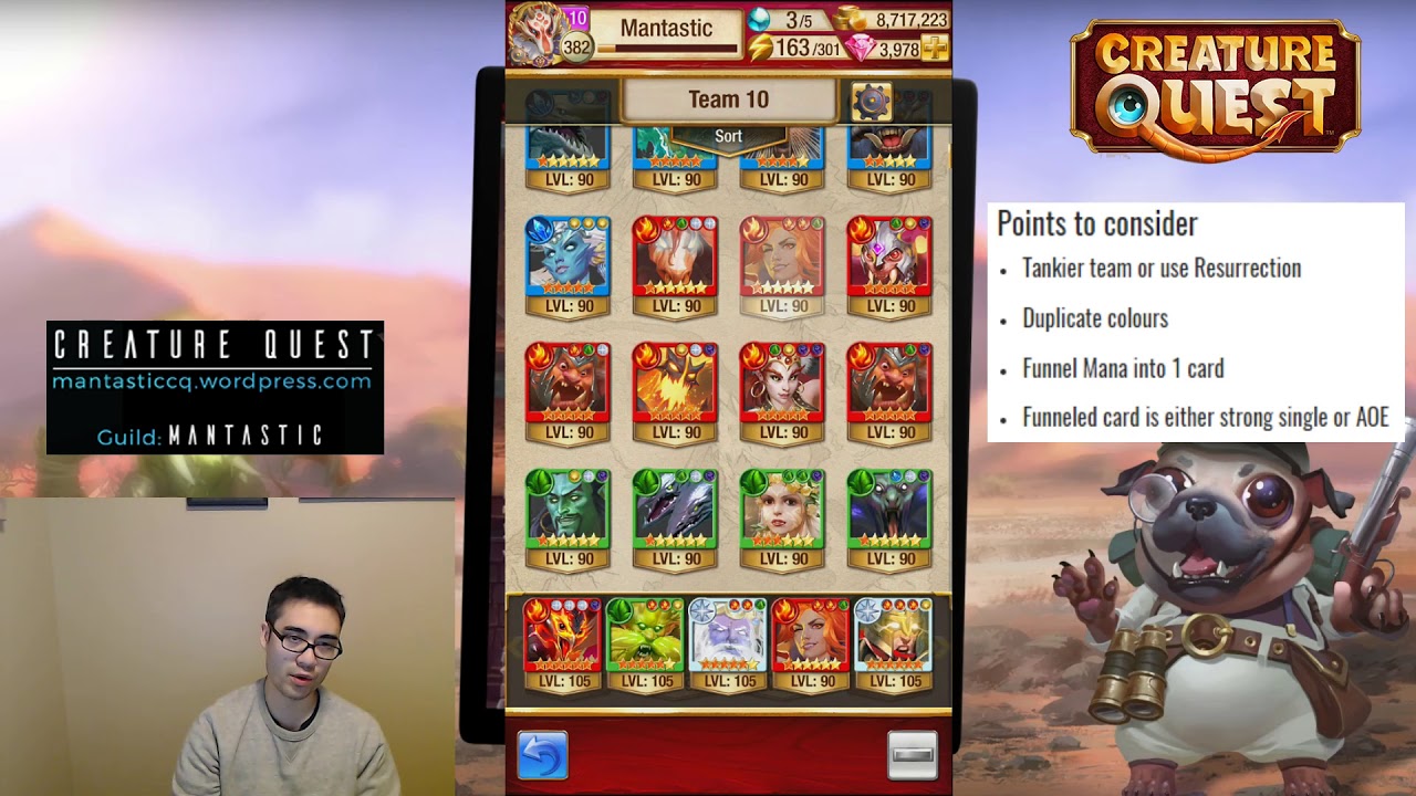 [Creature Quest] How to Build a Strong PvP Team