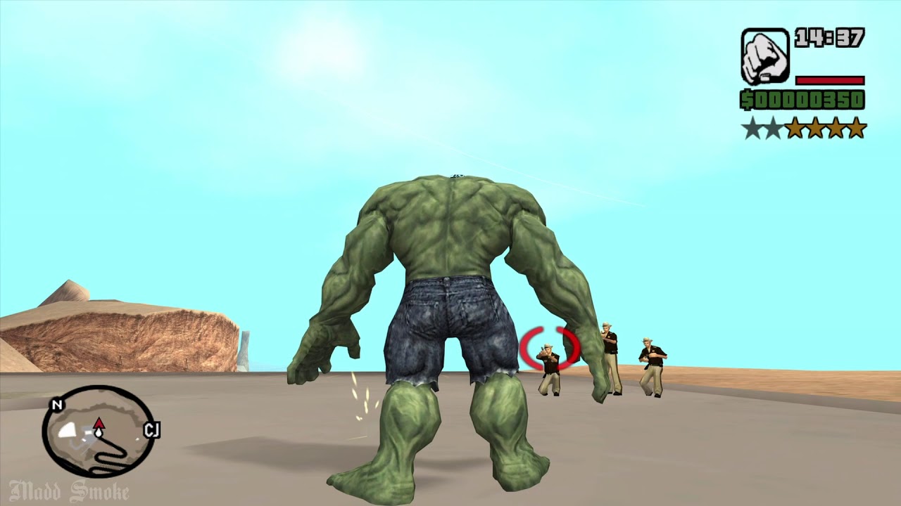 The Hulk vs Rhino - GTA San Andreas (EPIC BATTLE)
