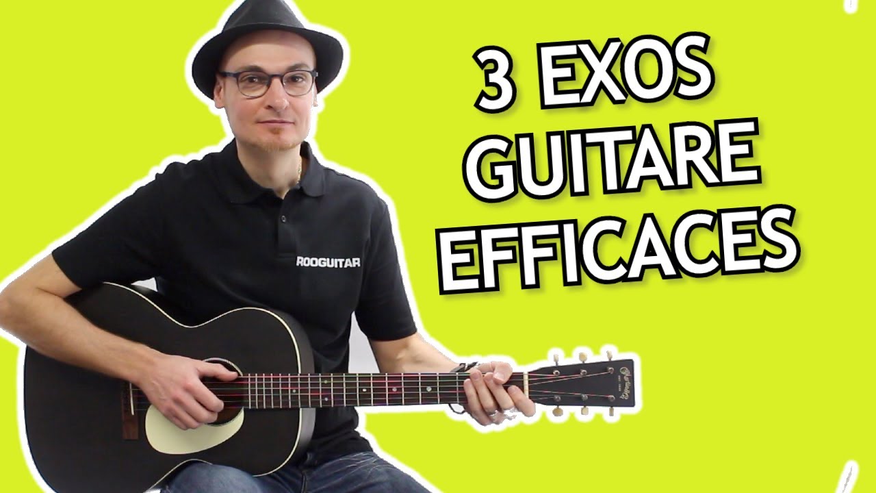 EXOS Guitare SIMPLES pour PROGRESSER! (tuto+tabs)