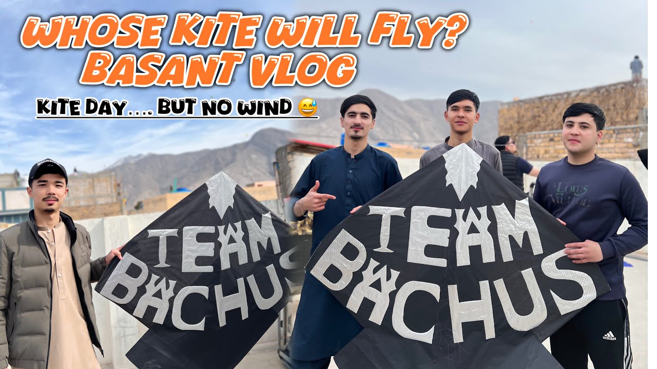 Flying Kites… But ZERO Wind 😭🪁 | Fun Day Vlog |Hazaragi vlog | teambachus1👑