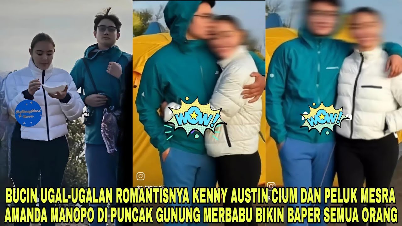 Romantis Kenny Austin Cium & Peluk Mesra Amanda Manopo di Puncak Gunung Merbabu Bikin Baper