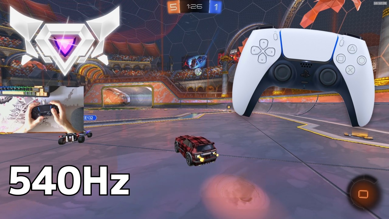 PS5 Controller ASMR 😴 Rocket League Ranked 🏆 Satisfying 360 FPS 4K