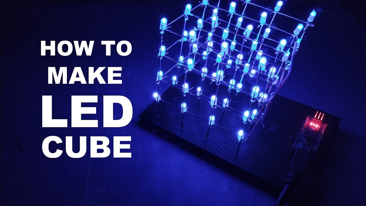How to make LED Cube - Step by Step
