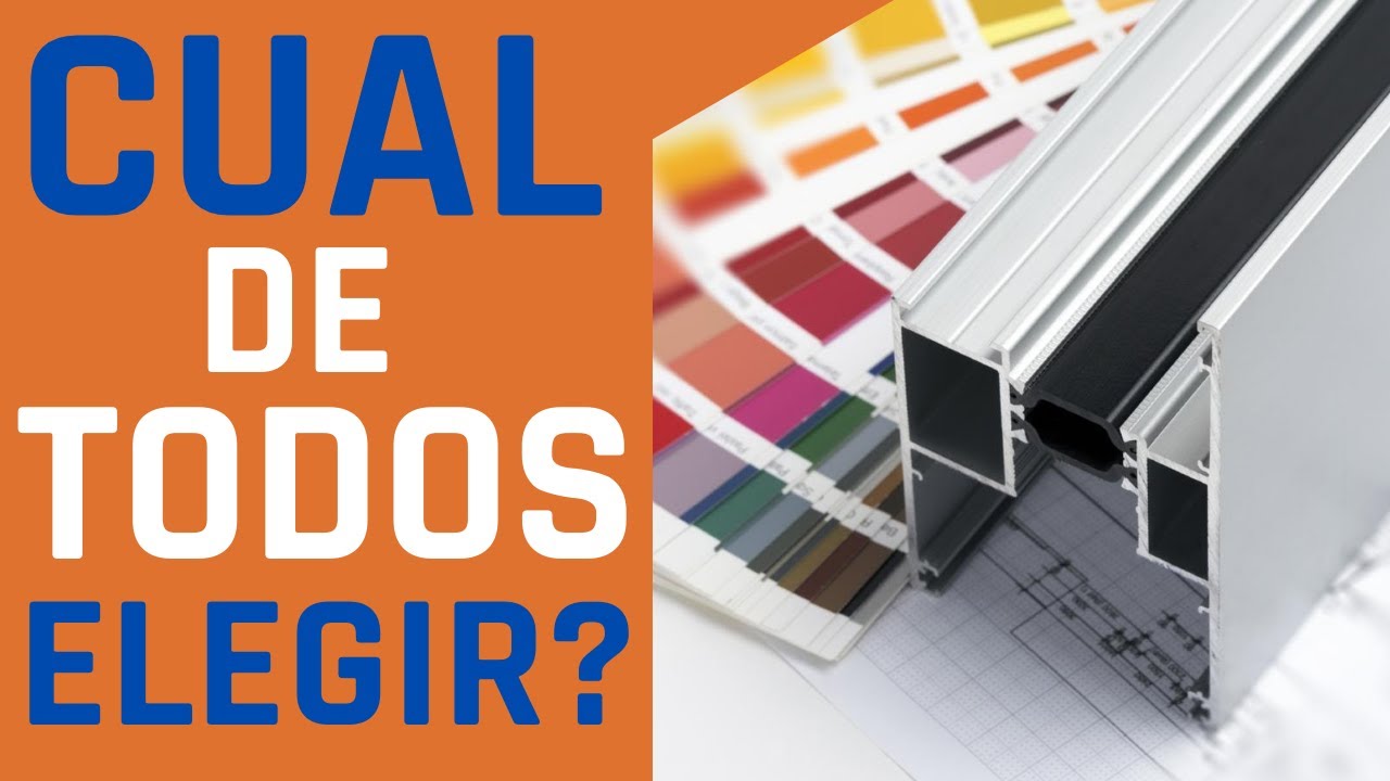 🟧🟦🟥 COLORES Para VENTANAS DE ALUMINIO 🟪🟩🟨 Aluminio Color MADERA ❓❓ 🚪🔥 TIPOS DE ALUMINIO 🔲🔲