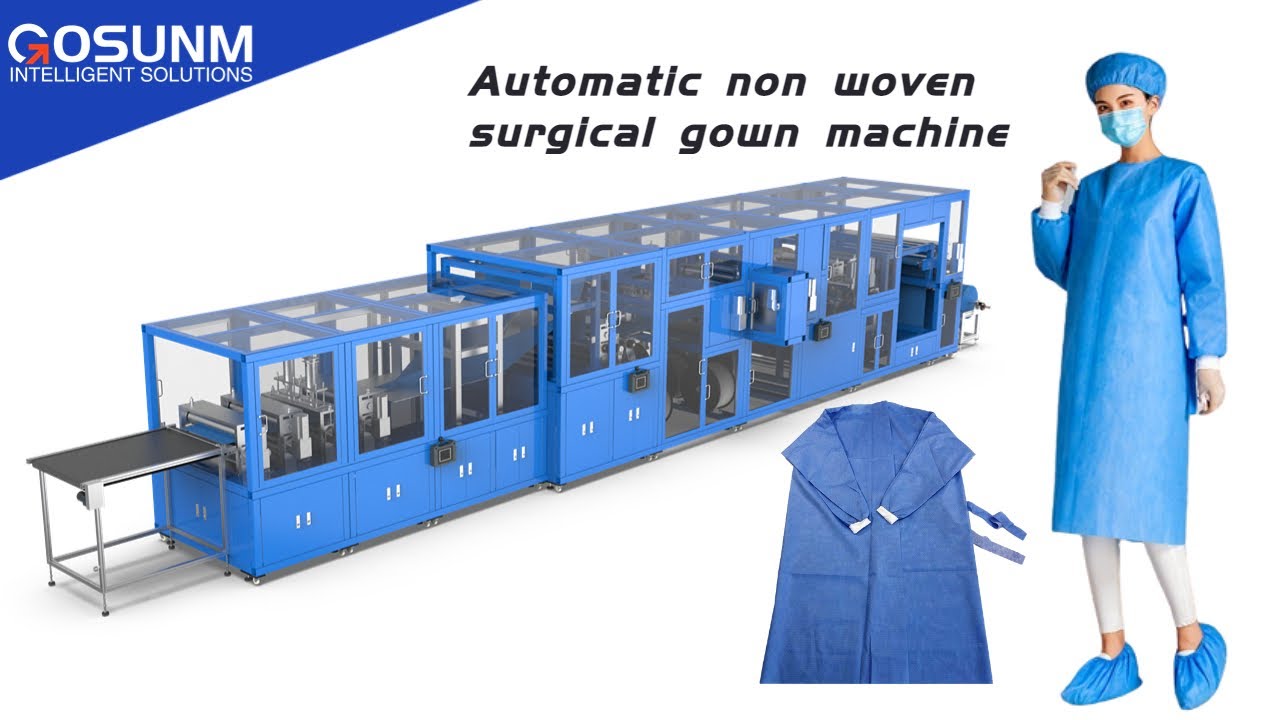 Non woven surgical gown machine,automatic Medical Gown Making Machine(Top)