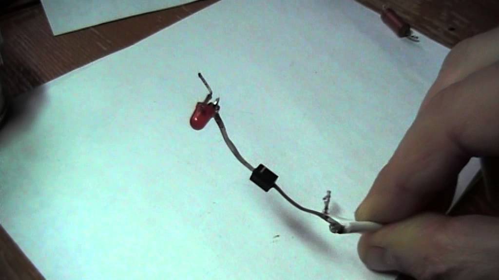 Как подключить светодиод к 220V.