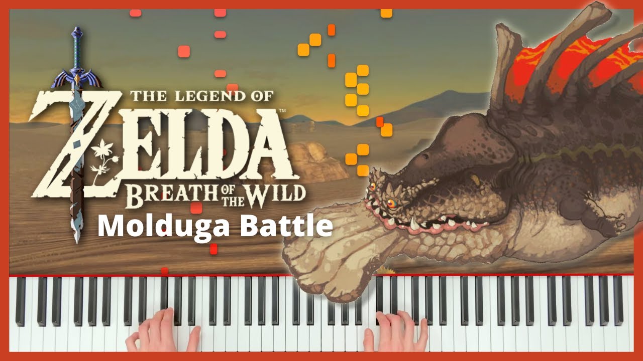 Molduga Battle - The Legend of Zelda: Breath of the Wild | Piano Cover (+ Sheet Music)