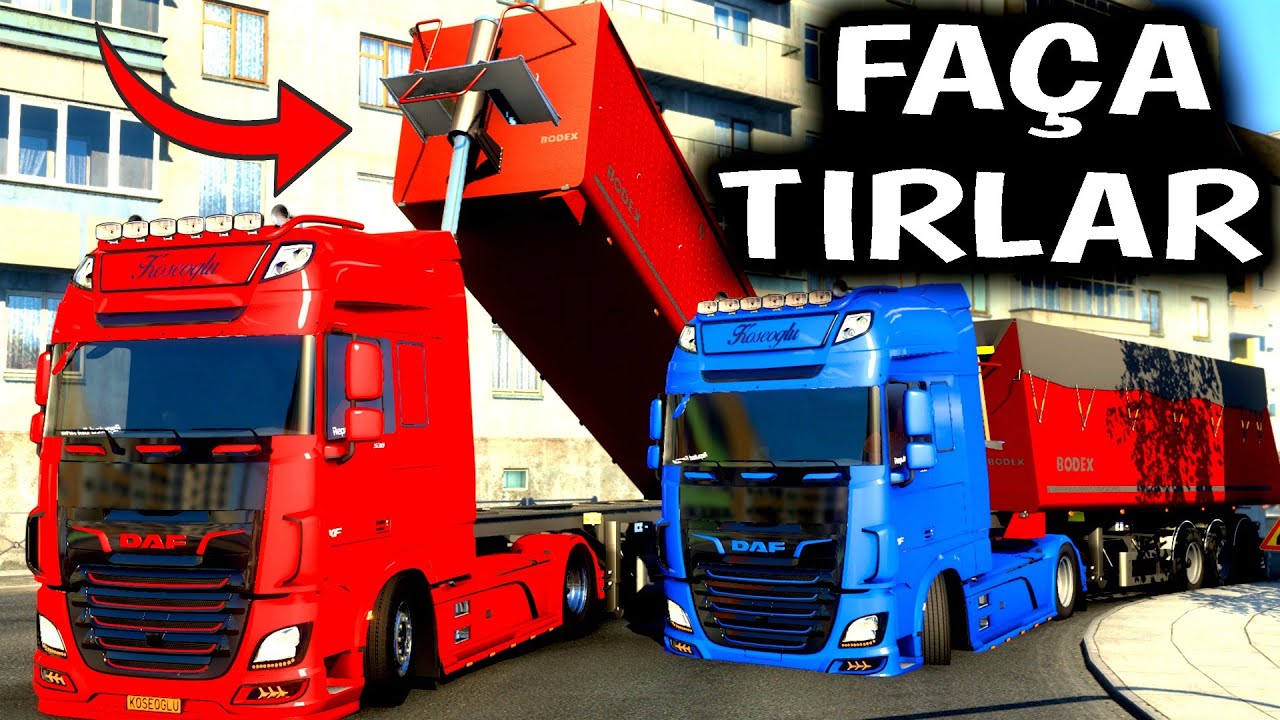 DAMPERİ KALDIRDIK • FAÇA BASIK HAFRİYAT TIRI   ETS 2 MP MOD