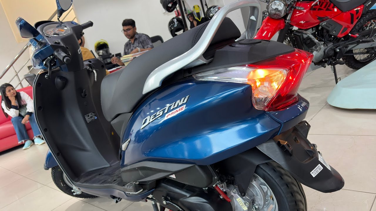 Hero Hero Destini Prime 125cc Scooter BS7 With 56KM/L Mileage Review 2025 Full Details in Hindi