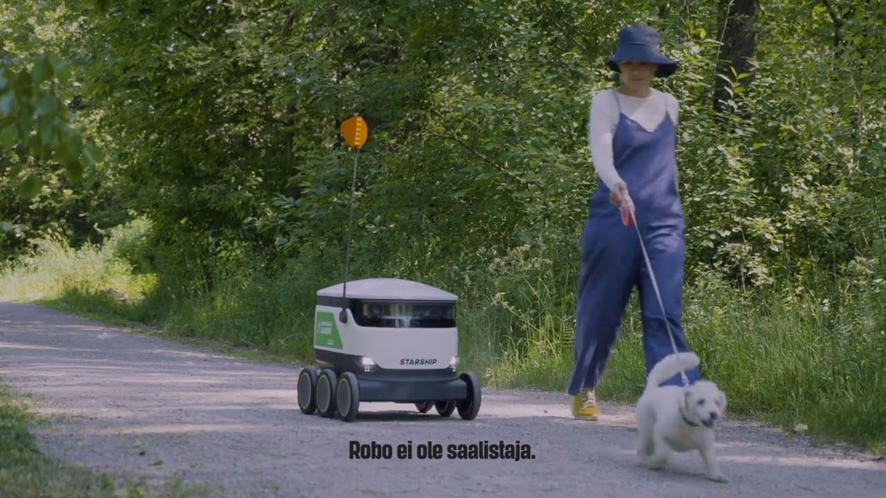 Kuljetusrobot töissä