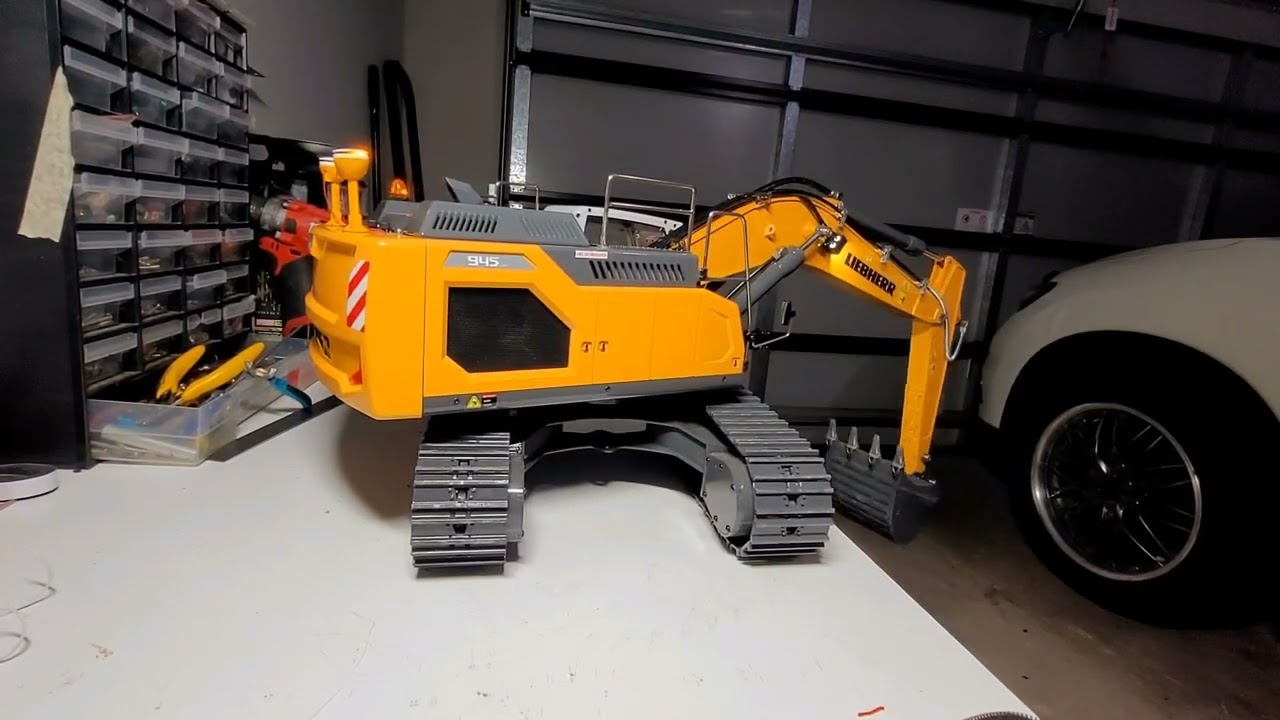 Kabolite sound unit installation for Liebherr 945 Excavator. Part 2