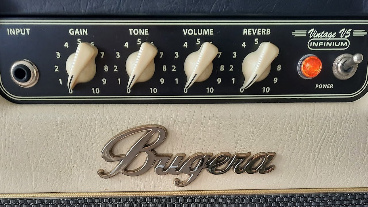 BUGERA INFINIUM V5 REVIEW Single Channel Tube Amp settings reverb attenuator mic/miking amplifiers